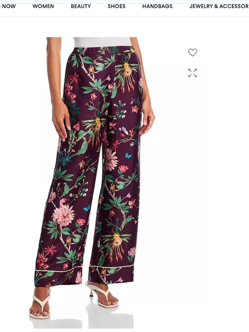La DoubleJ Pajama Pants in Burgundy